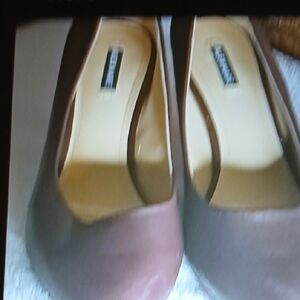 Alex Marie Two-Tone Brown Heels